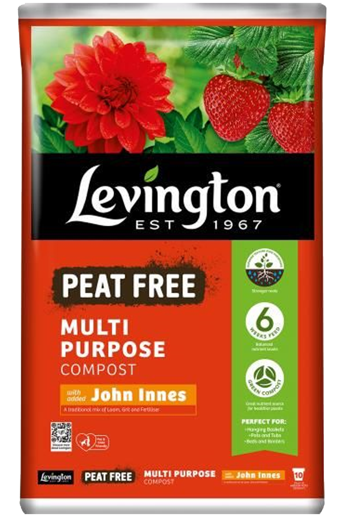 Levington Peat Free Multi Purpose Compost With John Innes 50Ltr