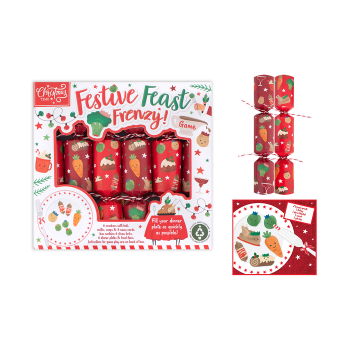 RSW 6 Festive Feast Frenzy Game 9" Crackers