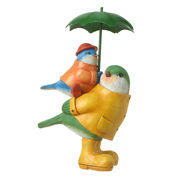 Heaven Sends Birds Under Umbrella