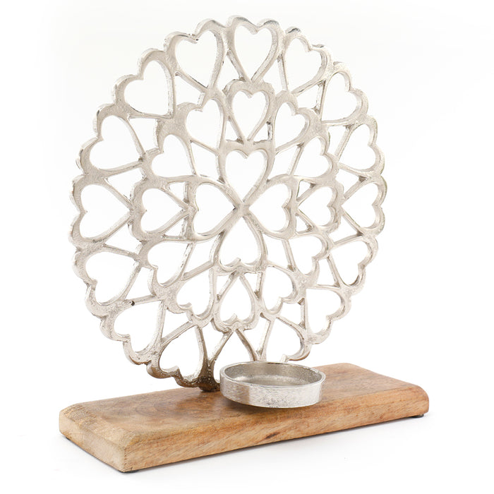 Sifcon 32Cm Heart Pattern On Wood