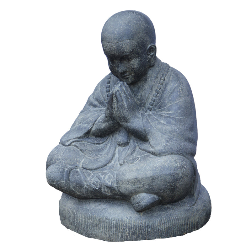 Sitting Monk 80cm Cast Stone