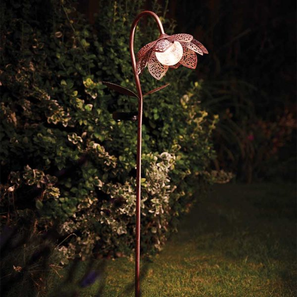 Smart Solar Damasque Solar Bloom Stake Light