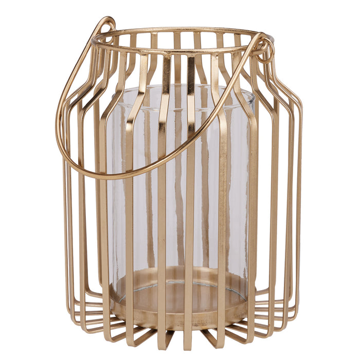 Koopman Lantern 18X21Cm Gold
