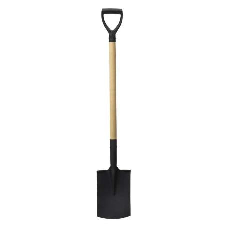 Koopman Spade With Wooden Handle Pp Grip In Black