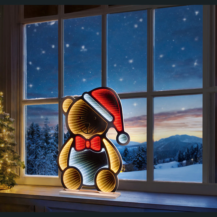 Premier Infinity Mirror - Teddy Bear (60cm)