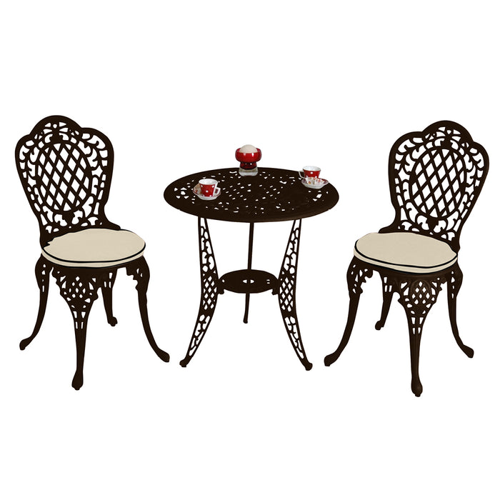 Mercer Ballygowan Bistro Set (H'Bronze/Cream)
