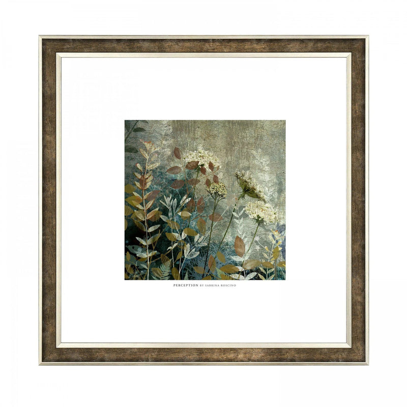 Gallery Perception Framed Art 520x20x520mm Blue / Green
