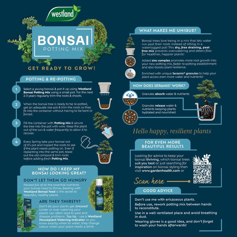 Westland Bonsai Peat-Free Potting Mix 4Ltr