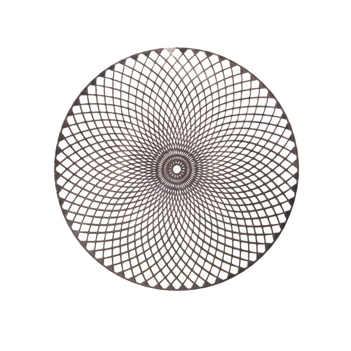 Kaemingk Placemat Pvc Gold (Dia.38Cm X H.0.5Cm)