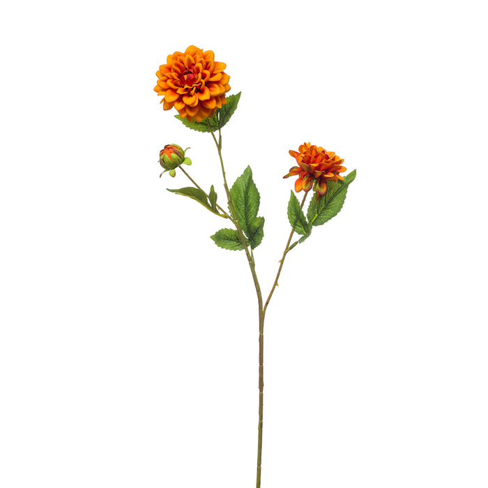 Emerald Dahlia Mini Spray X3 Orange 68cm