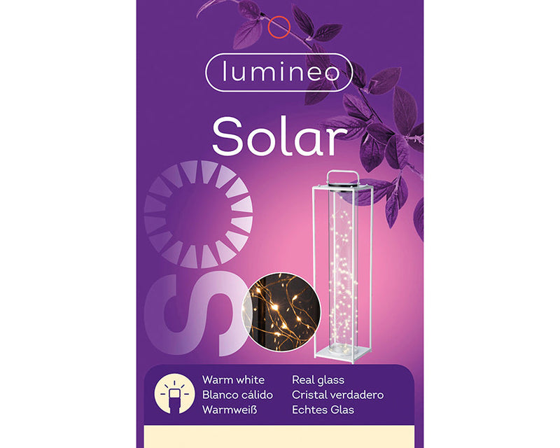 Kaemingk Virtus Solar Lantern Iron H79Cm