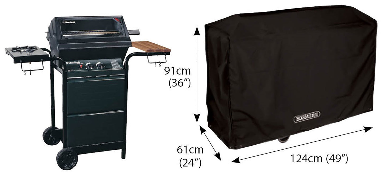Bosmere Protector 6000 Wagon Barbecue Cover - Storm Black