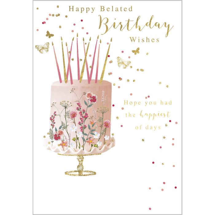 ABA Belated Birthday - Floral Birthday Cake