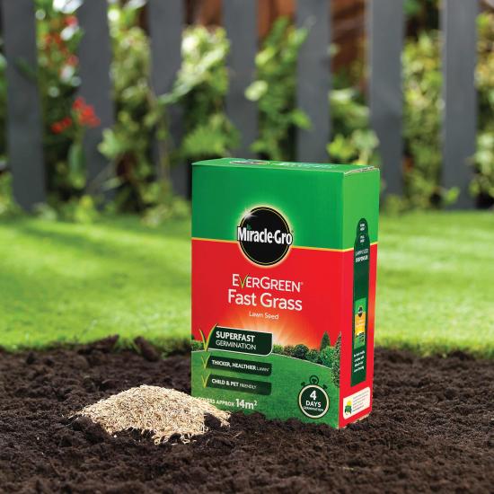 Miracle-Gro EverGreen Fast Grass Lawn Seed 14m2