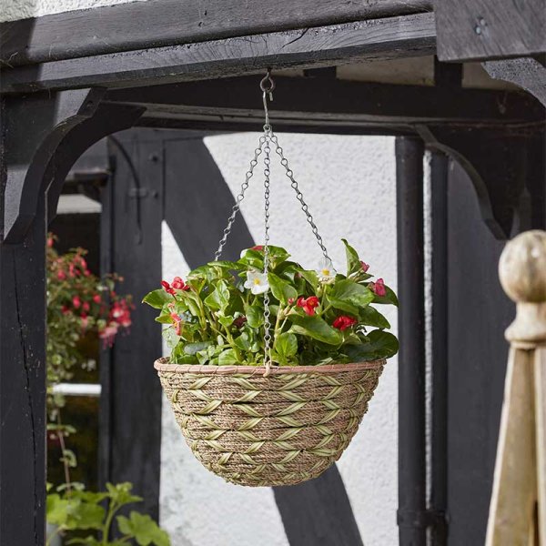 Smart Garden 14" Woodland Faux Rattan Basket