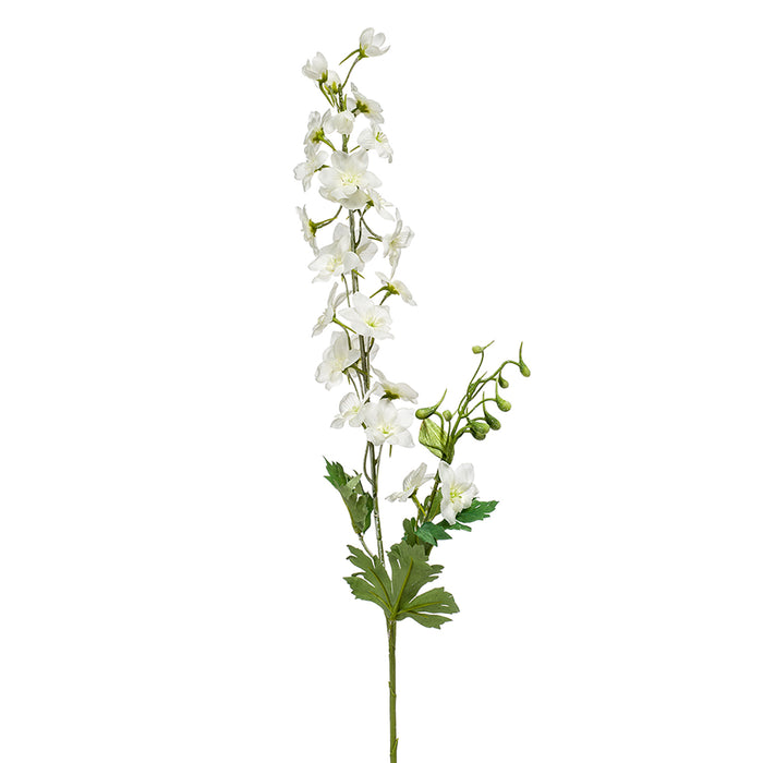 Emerald Delphinium Spray 77cm Cream