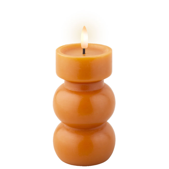 Kaemingk LED Wick Orange Candle (15cm)