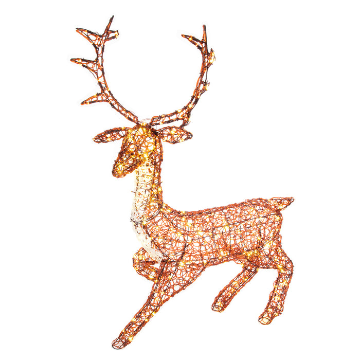 Premier 300 LED's Warm White Acrylic Stag (140cm)