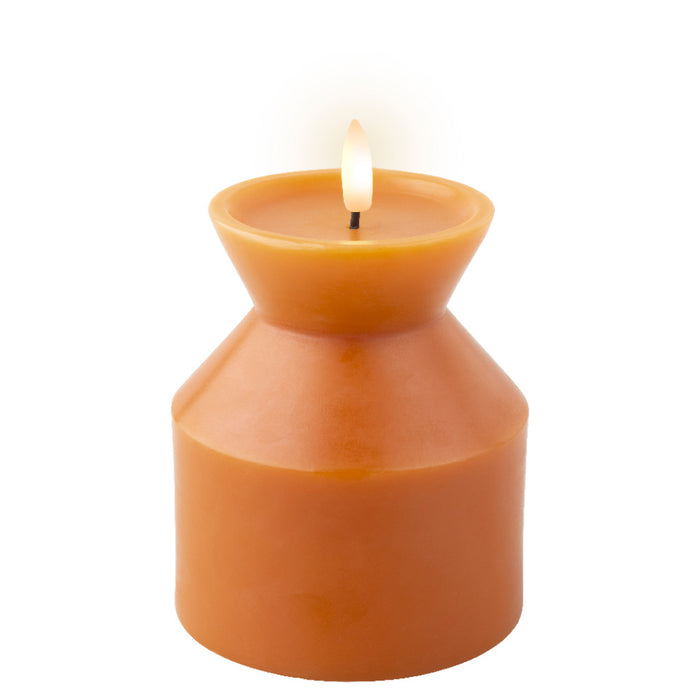Kaemingk LED Wick Orange Candle (14cm)