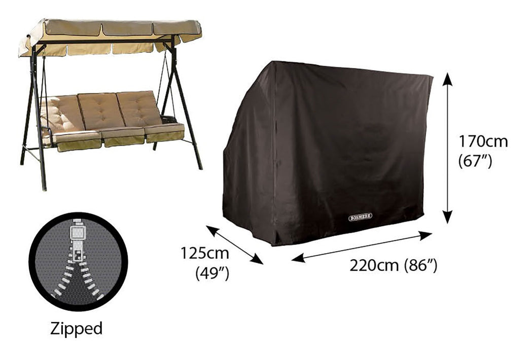 Bosmere Protector 6000 3 Seat Hammock Cover - Storm Black