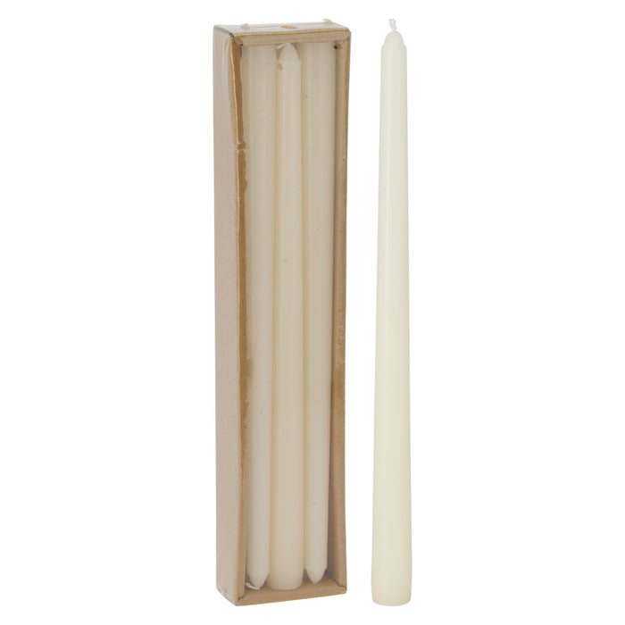 Koopman Candle 30Cm Set Of 6Pcs Ivory