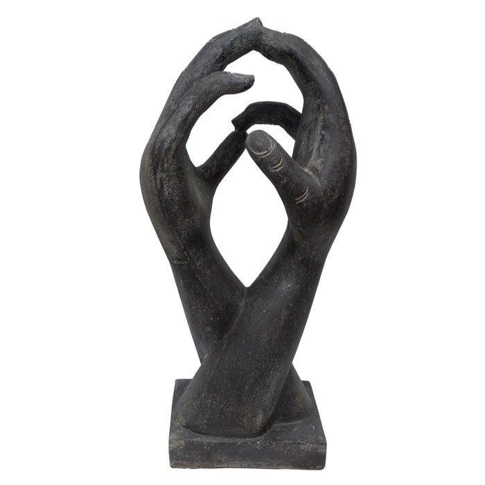 Two Hands Upright Stone Cast 102cm