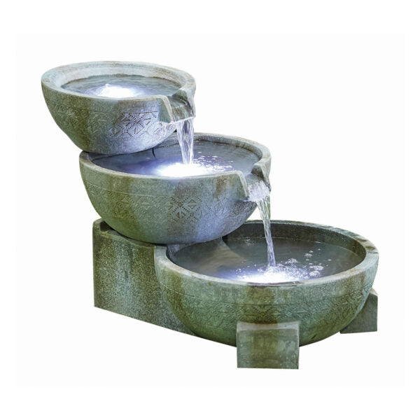 Kelkay Oasis Water Featre inc. LEDs