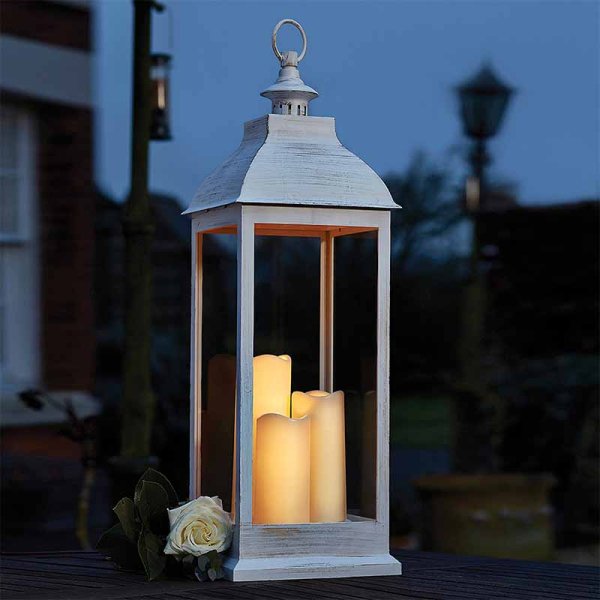 Outside In Giant Cream Battery Lantern