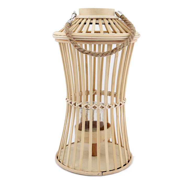 Sifcon 39.5Cm Bamboo Lantern W/Handle