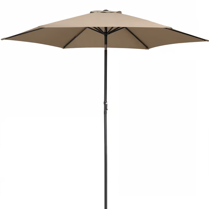Lifestyle 3m Crank & Tilt Parasol - Taupe