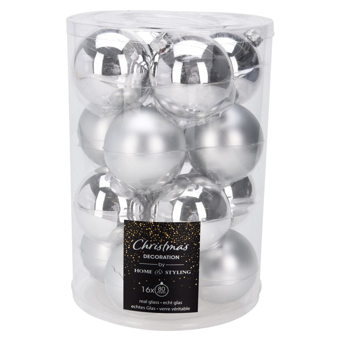 Koopman Xmas Ball 80Mm S16 Silver