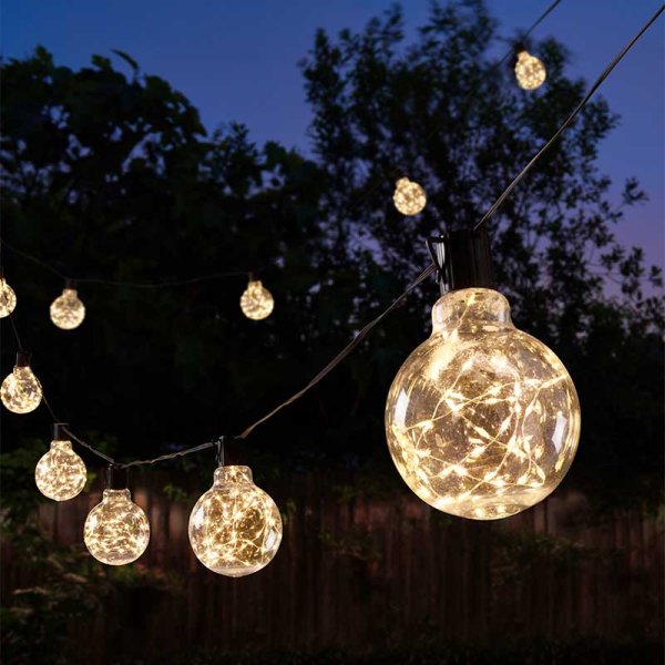 Eureka Galaxy Festoon Firefly String Lights - Warm White - Set of 10