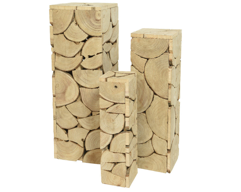 Pillar Paulownia Wood Square Wood Slices