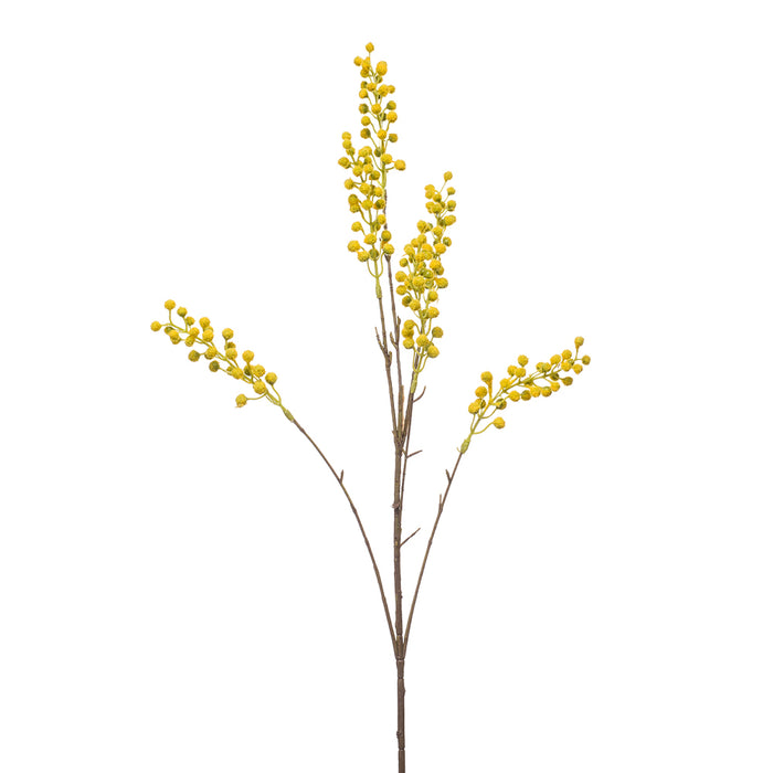 Emerald Mimosa Spray X6 Yellow 97cm