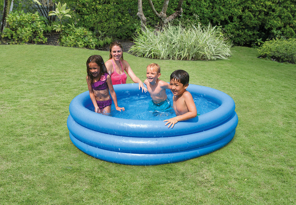 INTEX Crystal Blue Inflatable Pool - 168 x 38cm