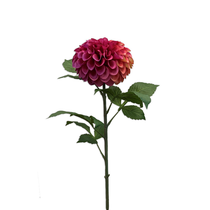 Emerald Dahlia Pompon Spray Tt Pink 74cm