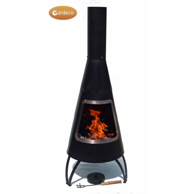 Cono Large Conical Shaped Steel Chimenea