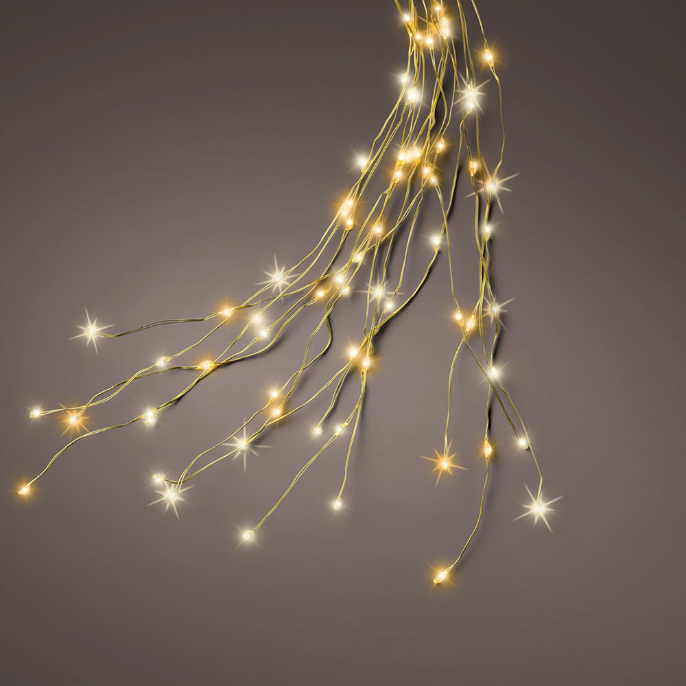 Bunchgrass Led Kaemingk Micro LED Golden Flashing Tree Bunch Lights (240cm ...