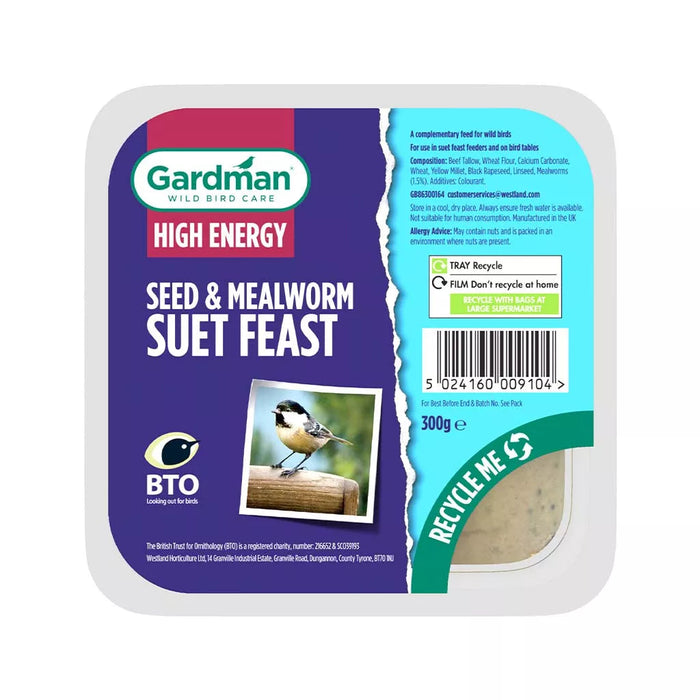 Gardman Seed & Insect Suet Feast