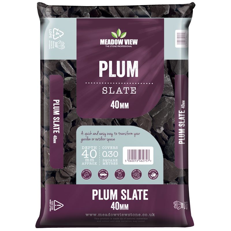Meadow View Plum Slate 40mm