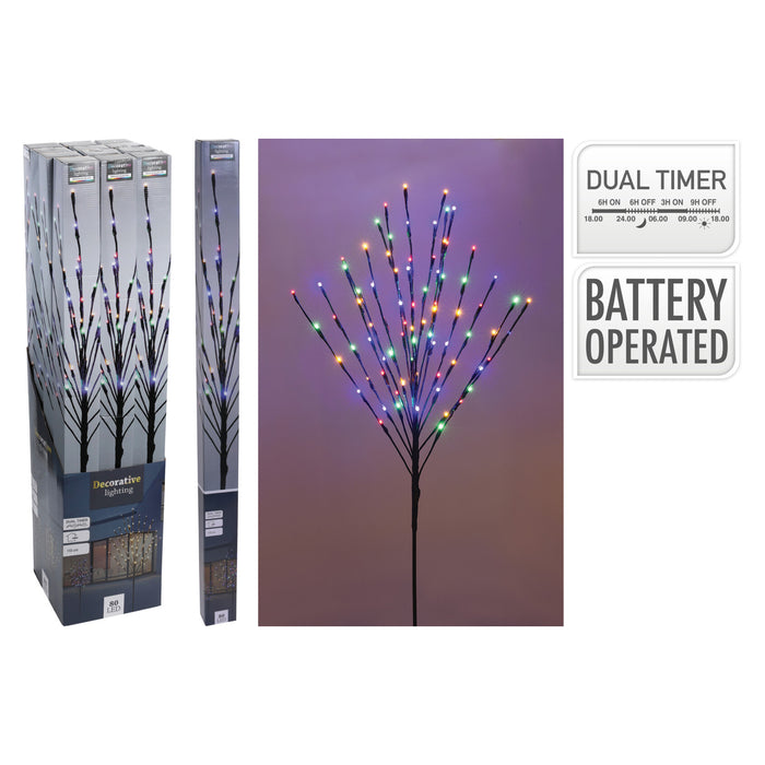 Koopman Tree On Pick 80 LED Multi Clr