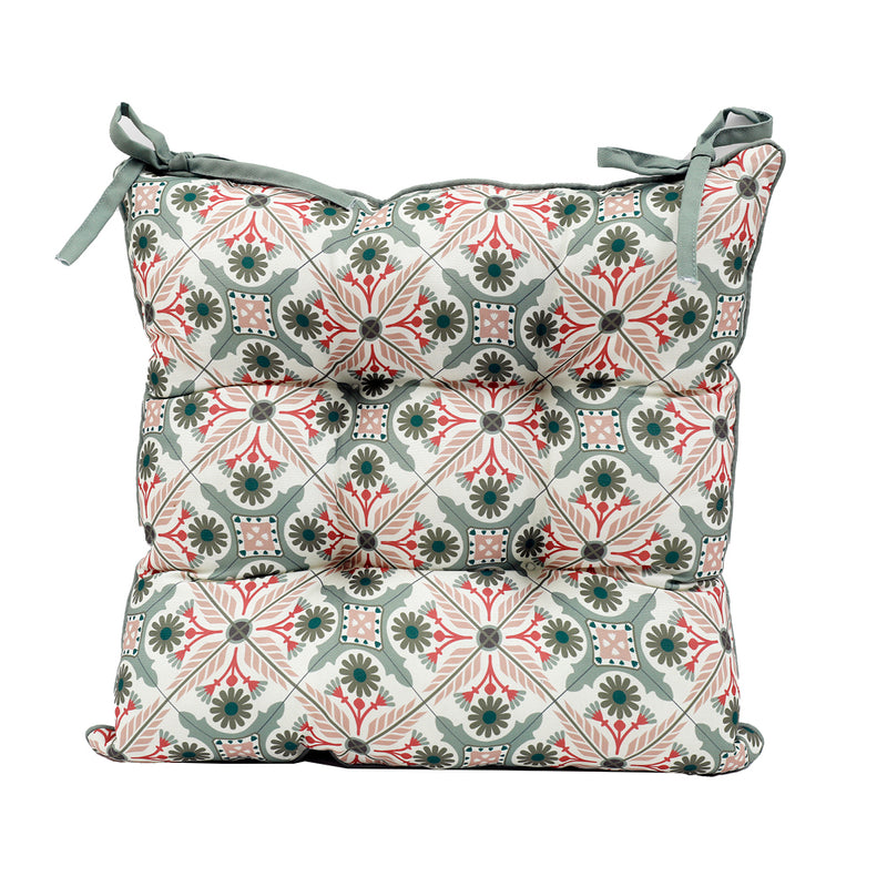 Sifcon 40X40 Green & Pink Seatpad