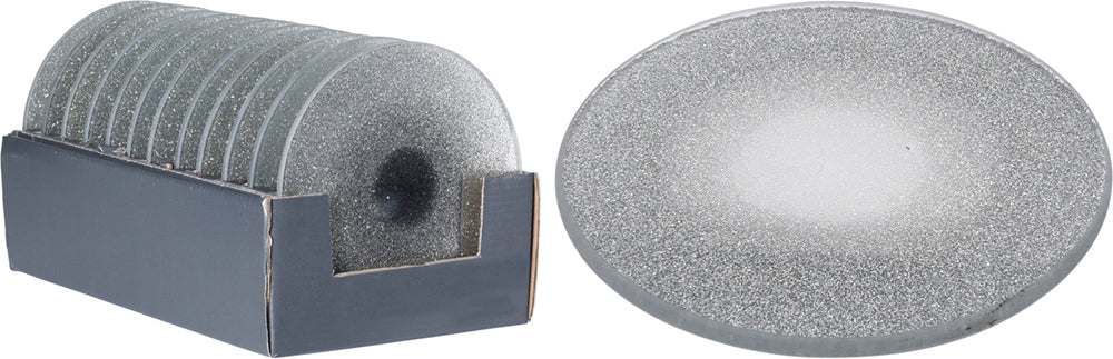 Koopman Plate 15cm Silver Glitter