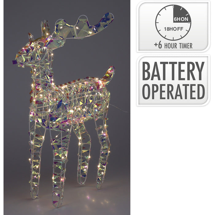Koopman LED Reindeer Rainbow (60cm)