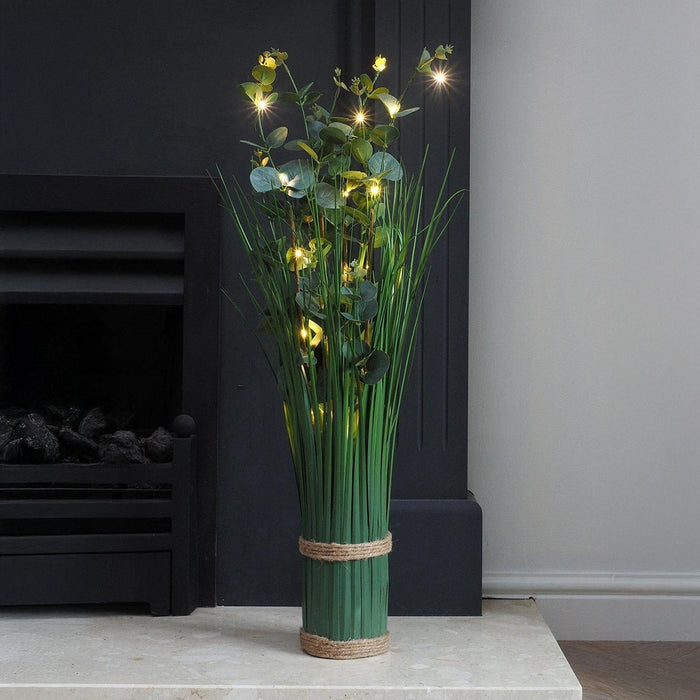 Faux Décor In-Lit Bouquet - Eucalyptus - Verde 70cm