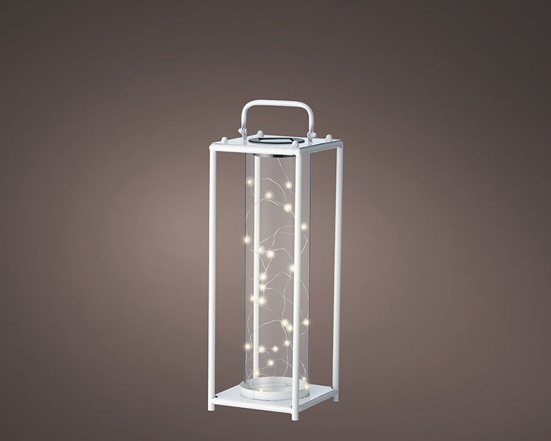 Kaemingk Invictus Solar Lantern 42cm White