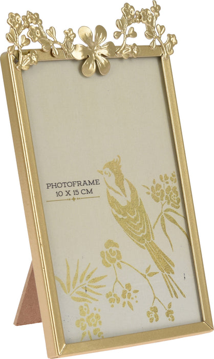 Photo Frame with Elegrant Gold Colour Decoration