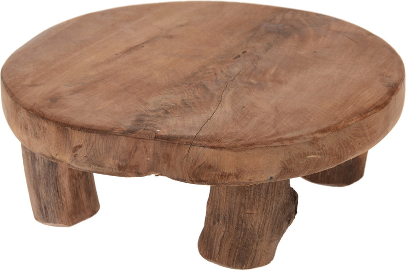 Decoration Table 'Mini' Teak with 4 Teak Legs