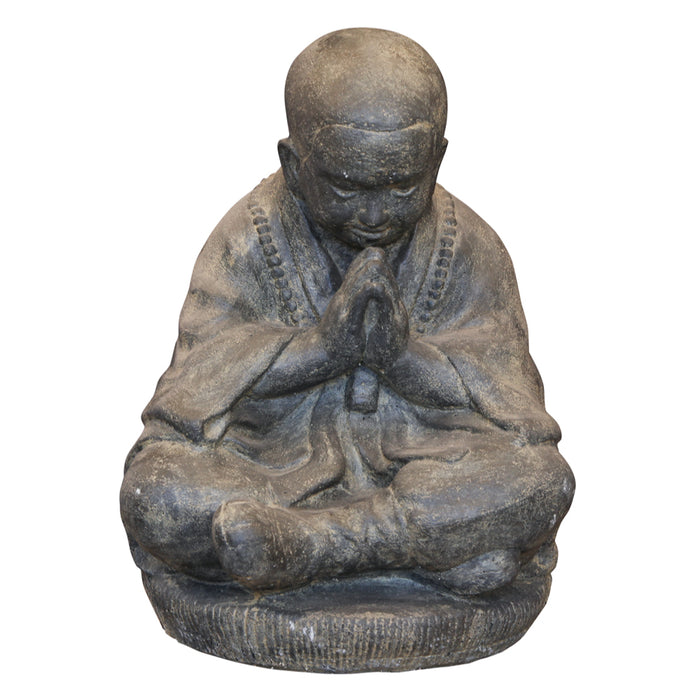 Sitting Monk 47cm Cast Stone