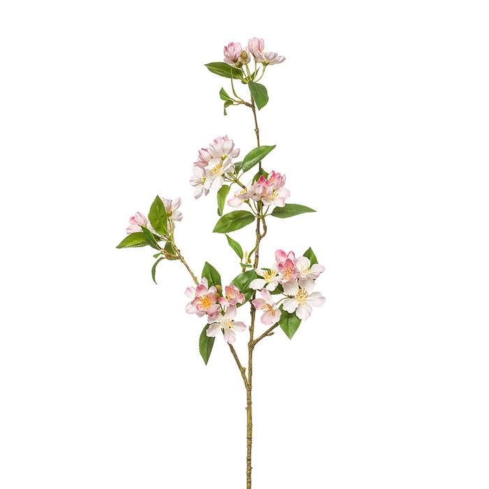 Emerald Cherry Blossom Spray Lt Pink 90cm
